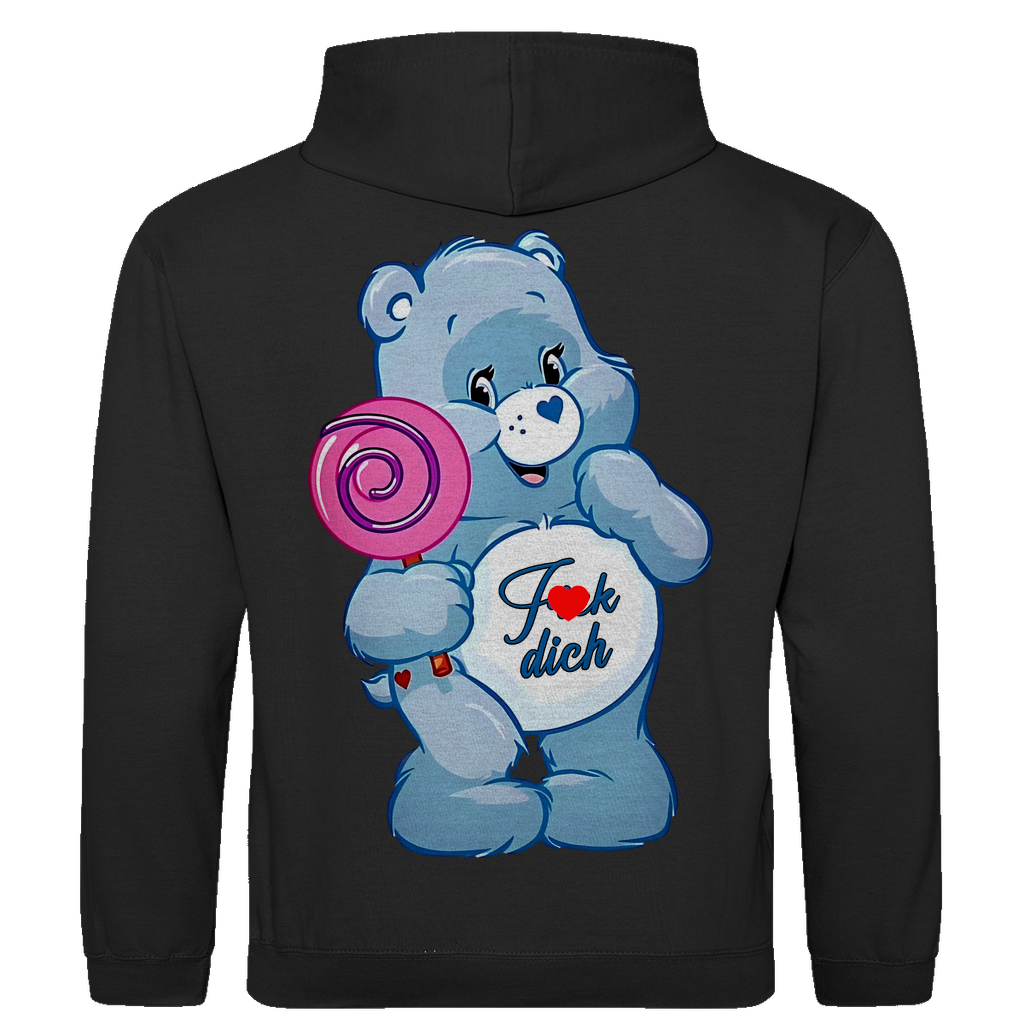 Fick dich Bärchi - Glücksbärchi - Herren Hoodie Jet Black