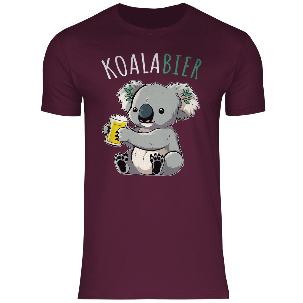 Koalabier - Herren Shirt Burgundy