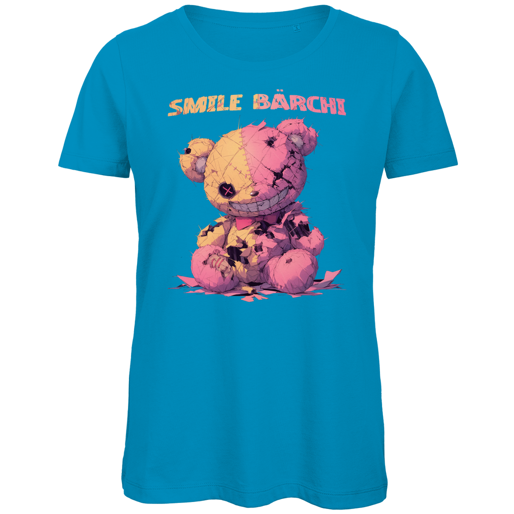 Smile Bärchi - Damen Premium Bio T-Shirt Atoll