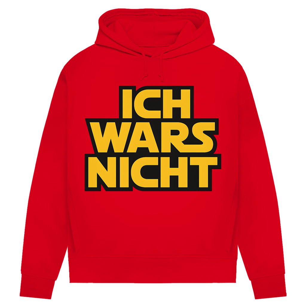Ich Wars Nicht - Damen Premium Bio Hoodie Red