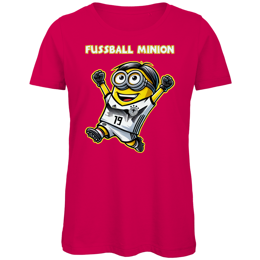 Fussball Minion - Damen Premium Bio T-Shirt
