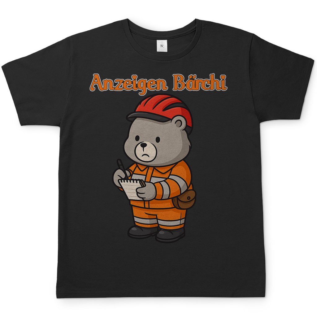 Anzeigen Bärchi - Glücksbärchi - Herren T-Shirt Black