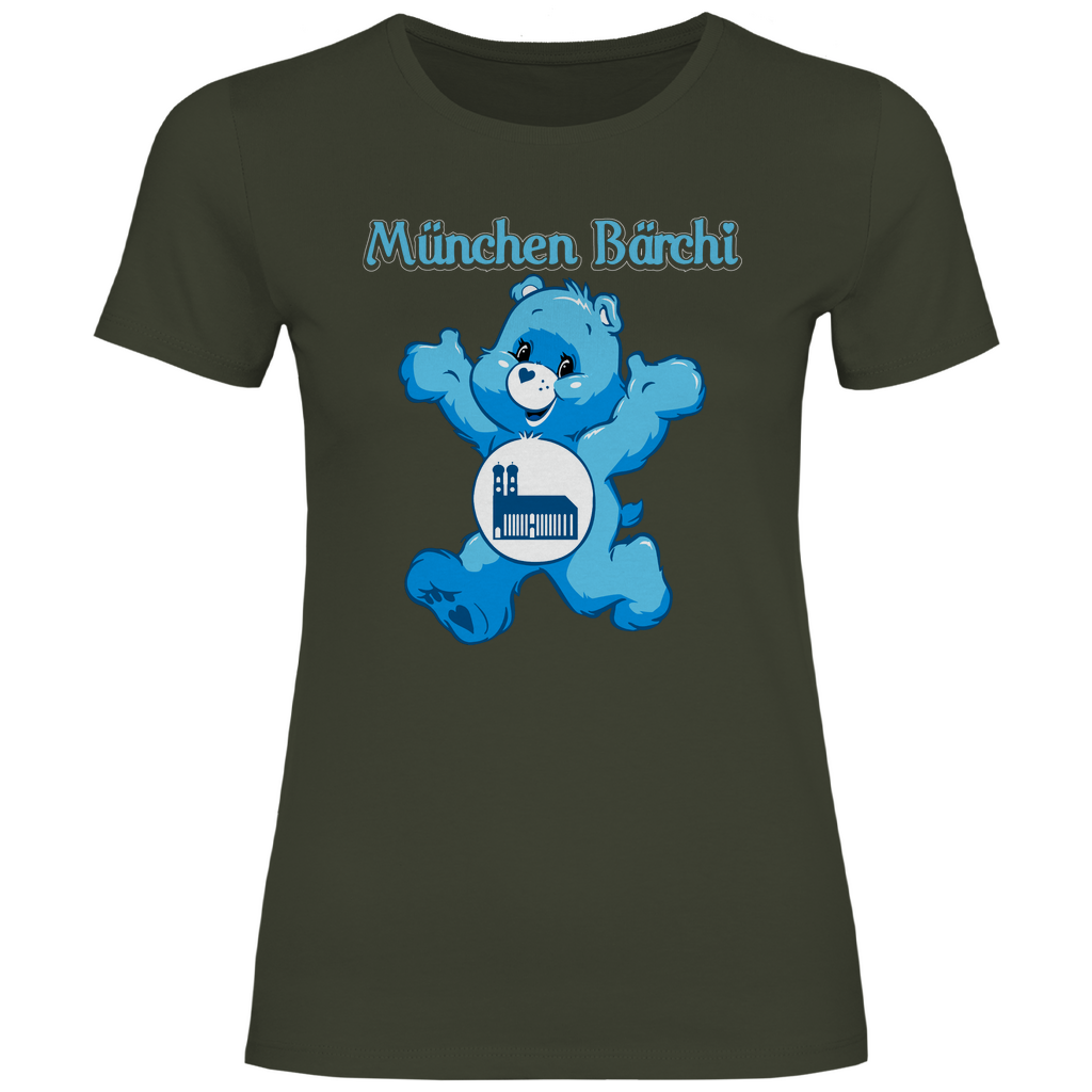 München Bärchi - Glücksbärchi - Damenshirt Urban Khaki
