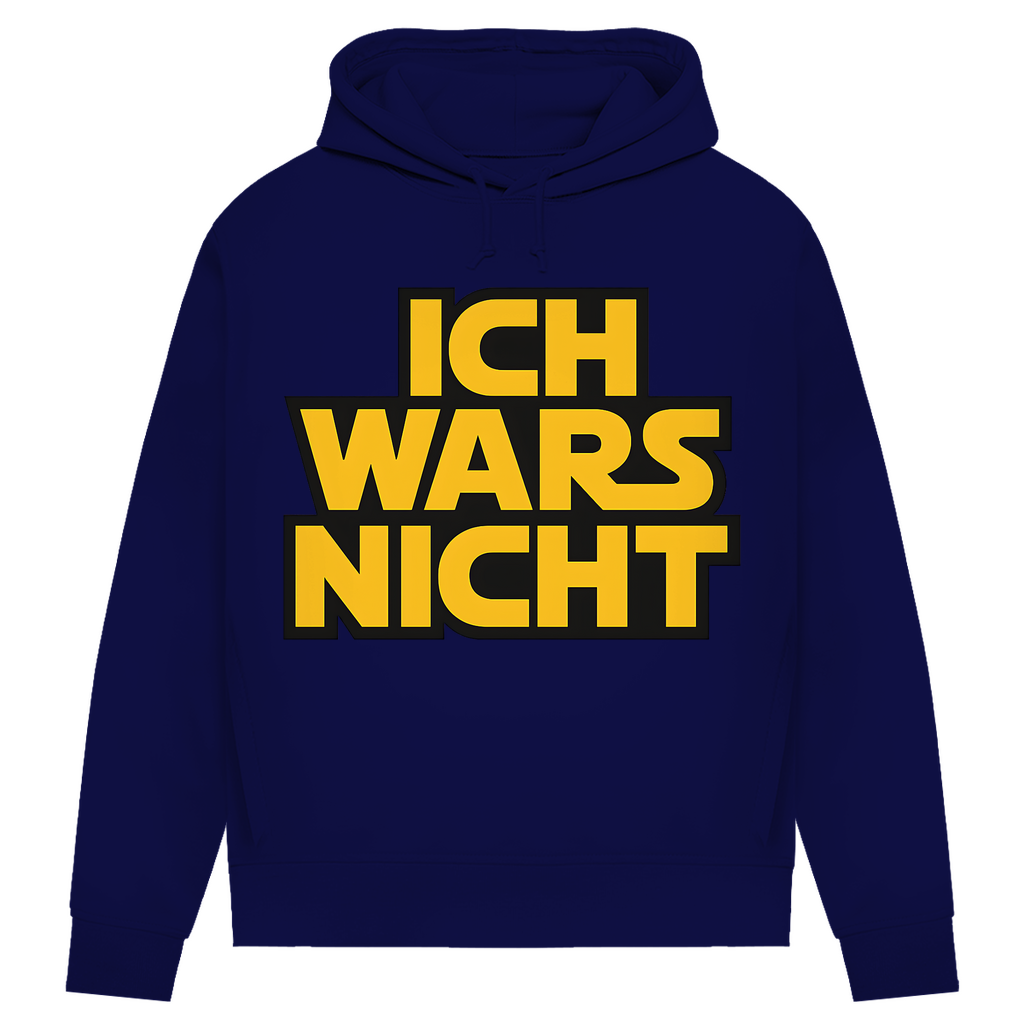 Ich Wars Nicht - Damen Premium Bio Hoodie Navy Blue