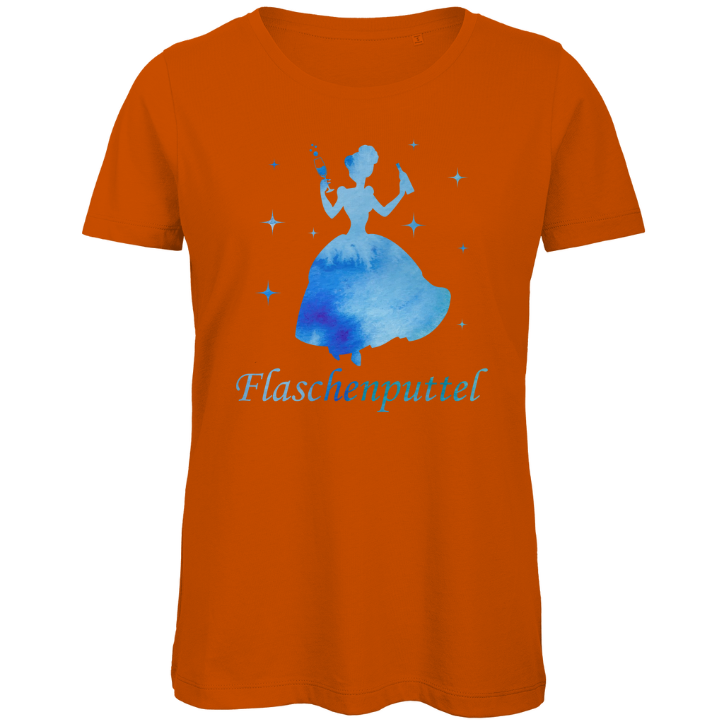 Flaschenputtel - Prinzessin Aquarell - Damen Premium Bio T-Shirt Urban Orange