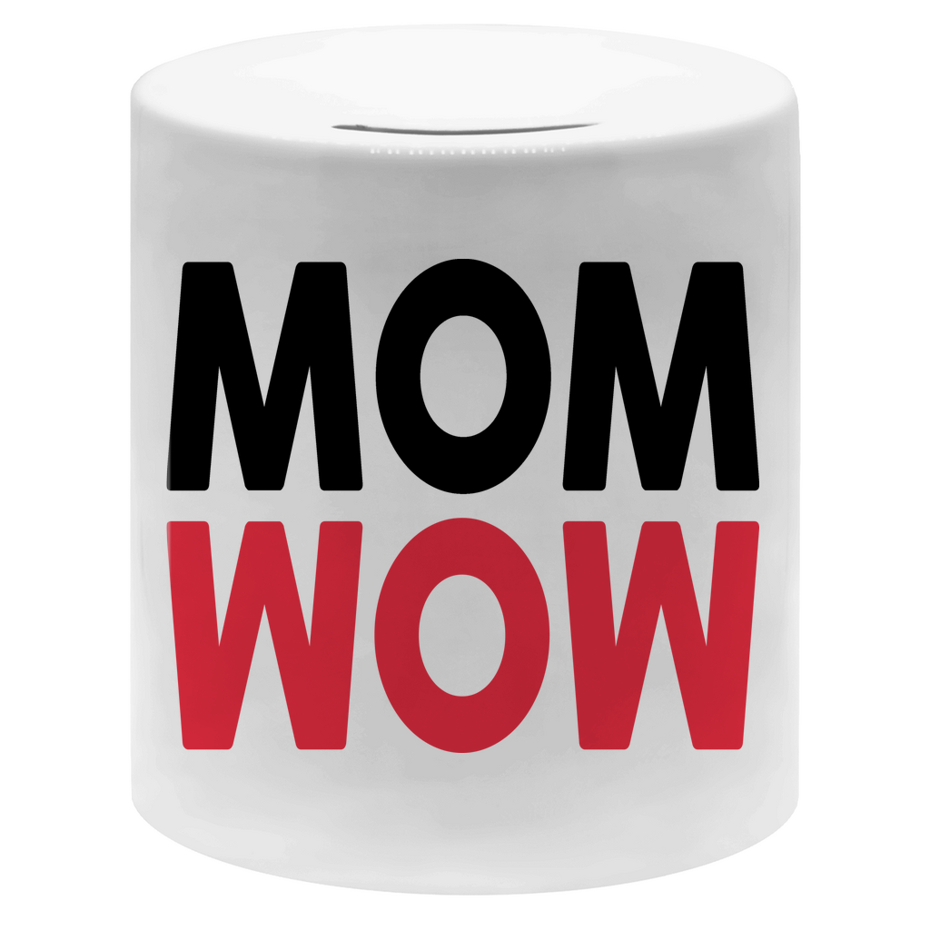 MOM WOW - Sparbüchse Money Box White One size