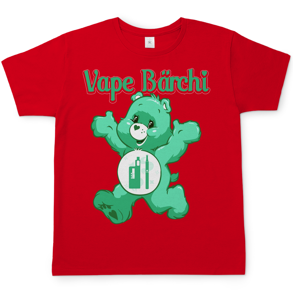 Vape Bärchi - Glücksbärchi - Herren Shirt Red