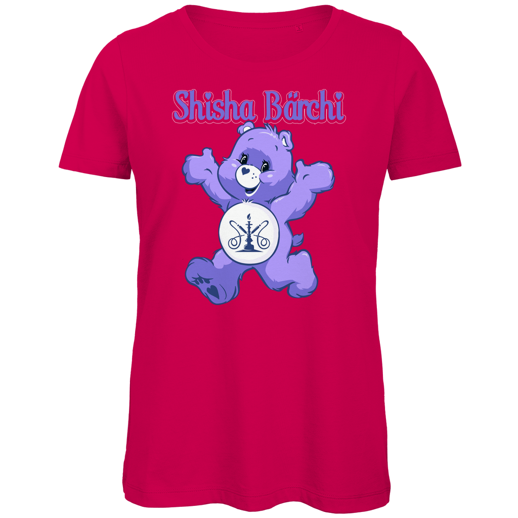Shisha Bärchi - Glücksbärchi - Damen Premium Bio T-Shirt Fuchsia
