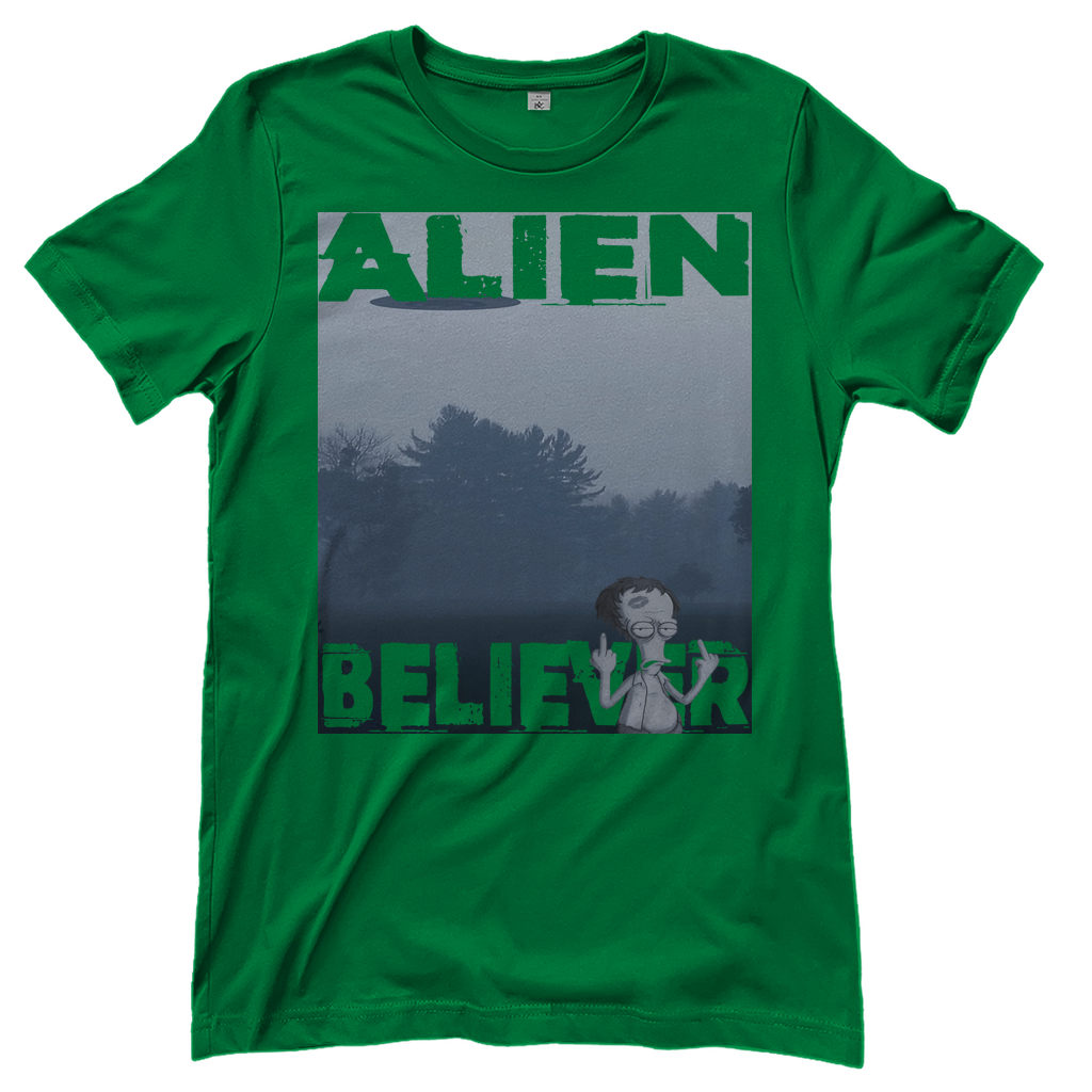Alien Believer Roger - Damen T-Shirt Kelly Green