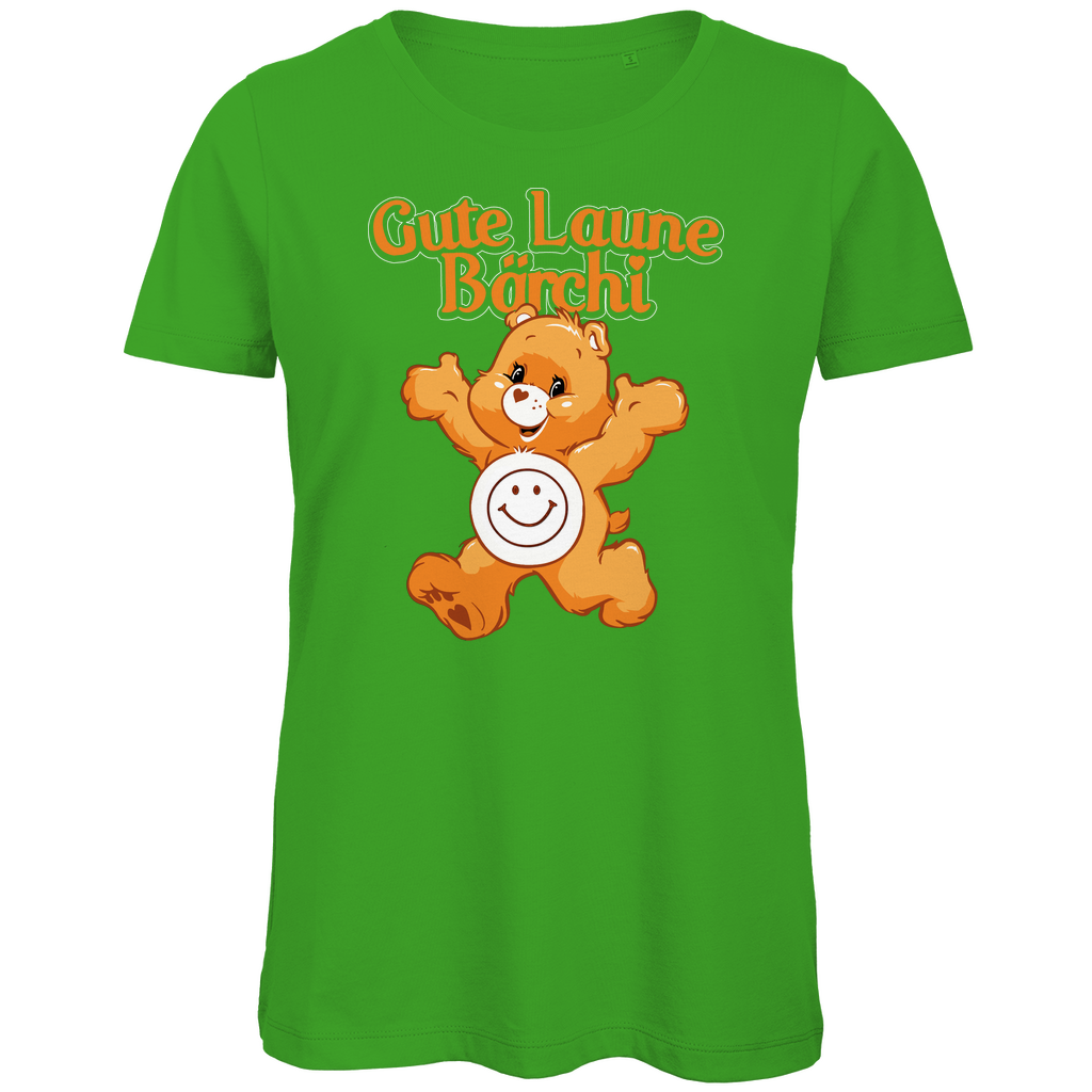 Gute Laune Bärchi - Glücksbärchi - Damen Premium Bio T-Shirt Real Green