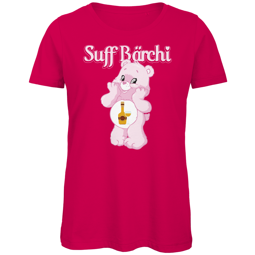 Suff Bärchi - Glücksbärchi - Damen Premium Bio T-Shirt Fuchsia