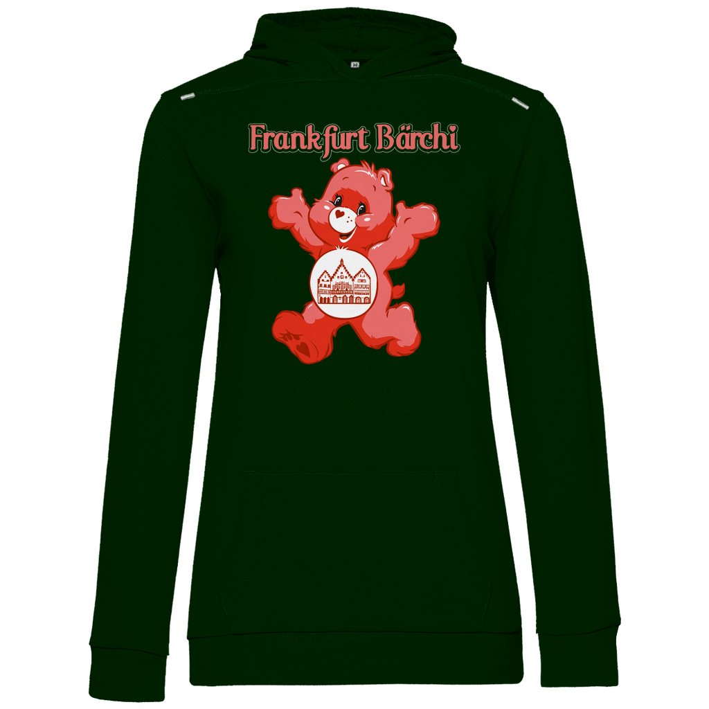 Frankfurt Bärchi - Glücksbärchi - Damen Hoodie Forest Green