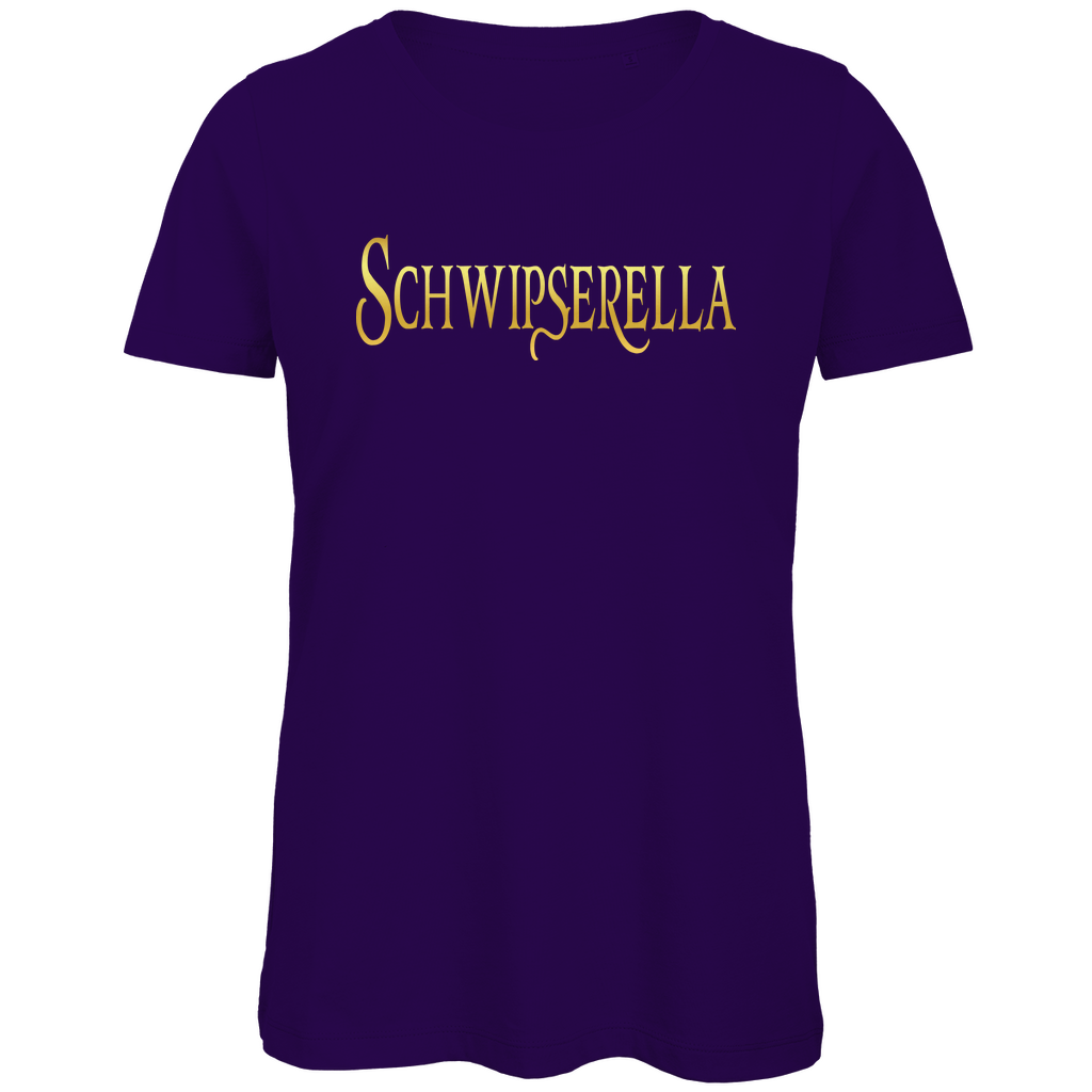 Schwipserella - Prinzessin Gold - Damen Premium Bio T-Shirt Urban Purple