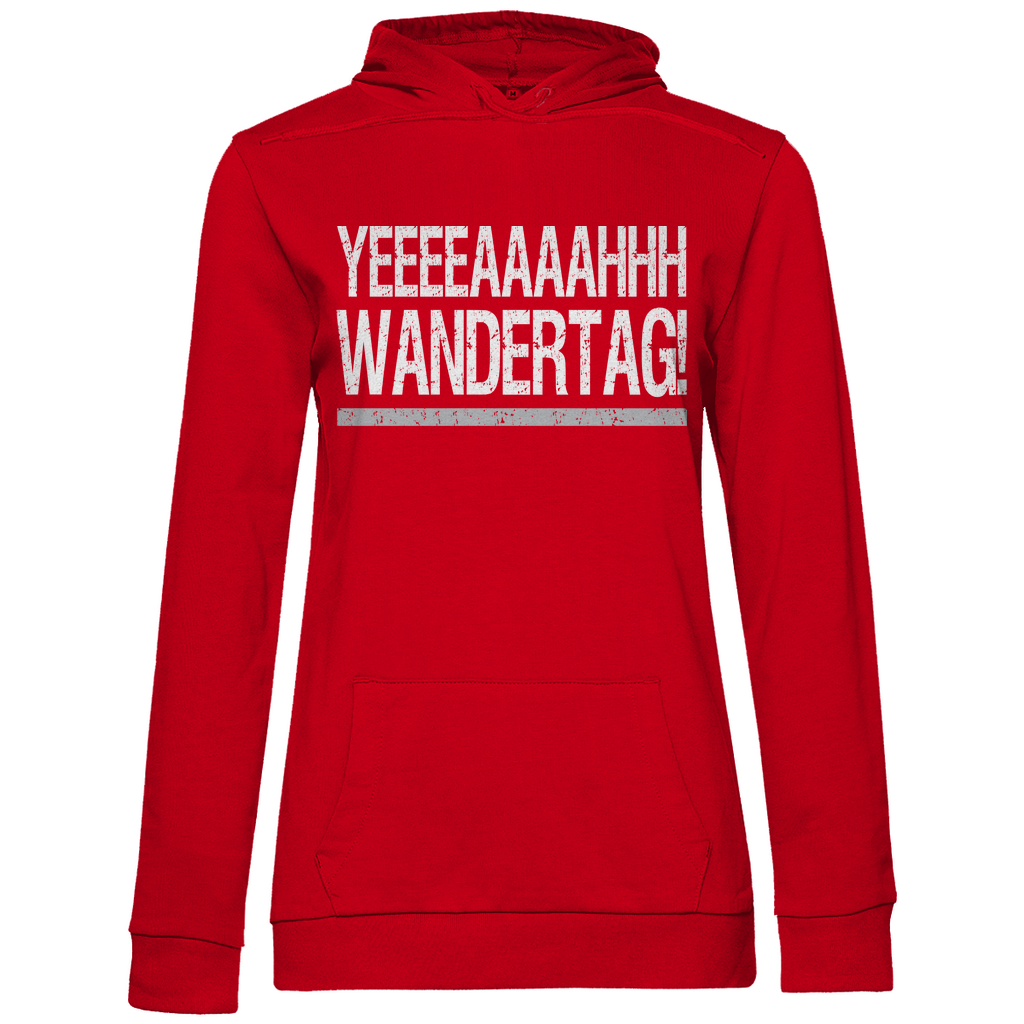YEEEAH Wandertag! - Damen Hoodie Red