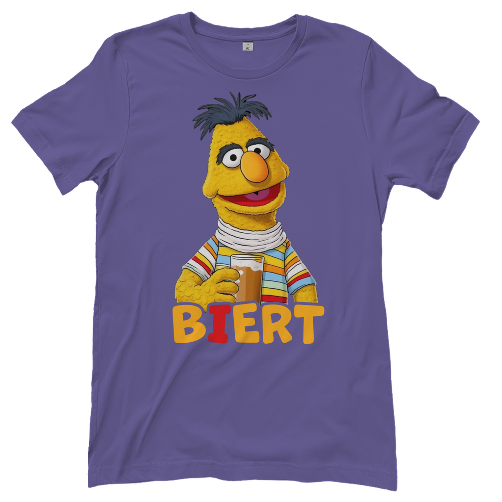 Sesamstraße - Bert Biert - Damenshirt Millennial Lilac