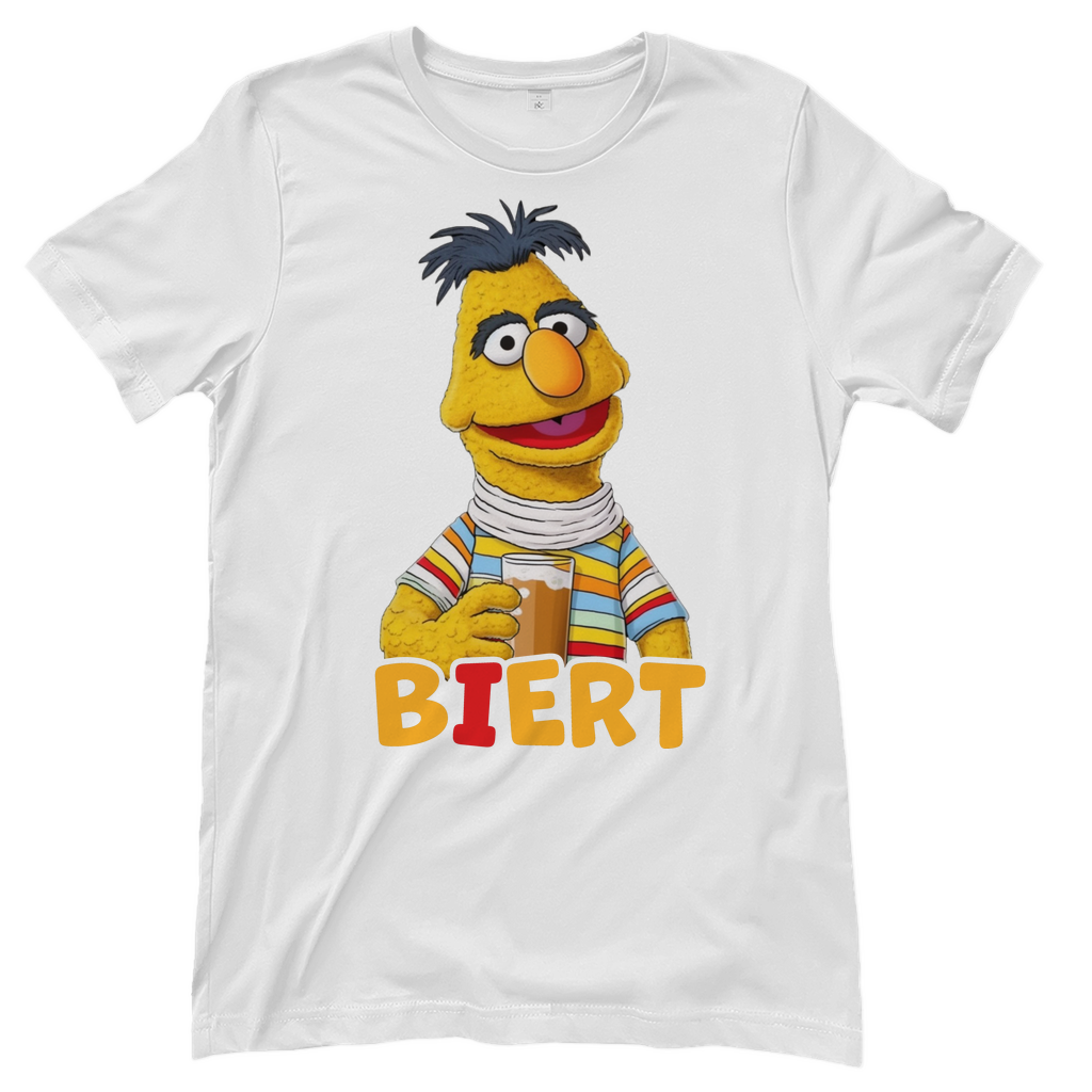Sesamstraße - Bert Biert - Damenshirt White