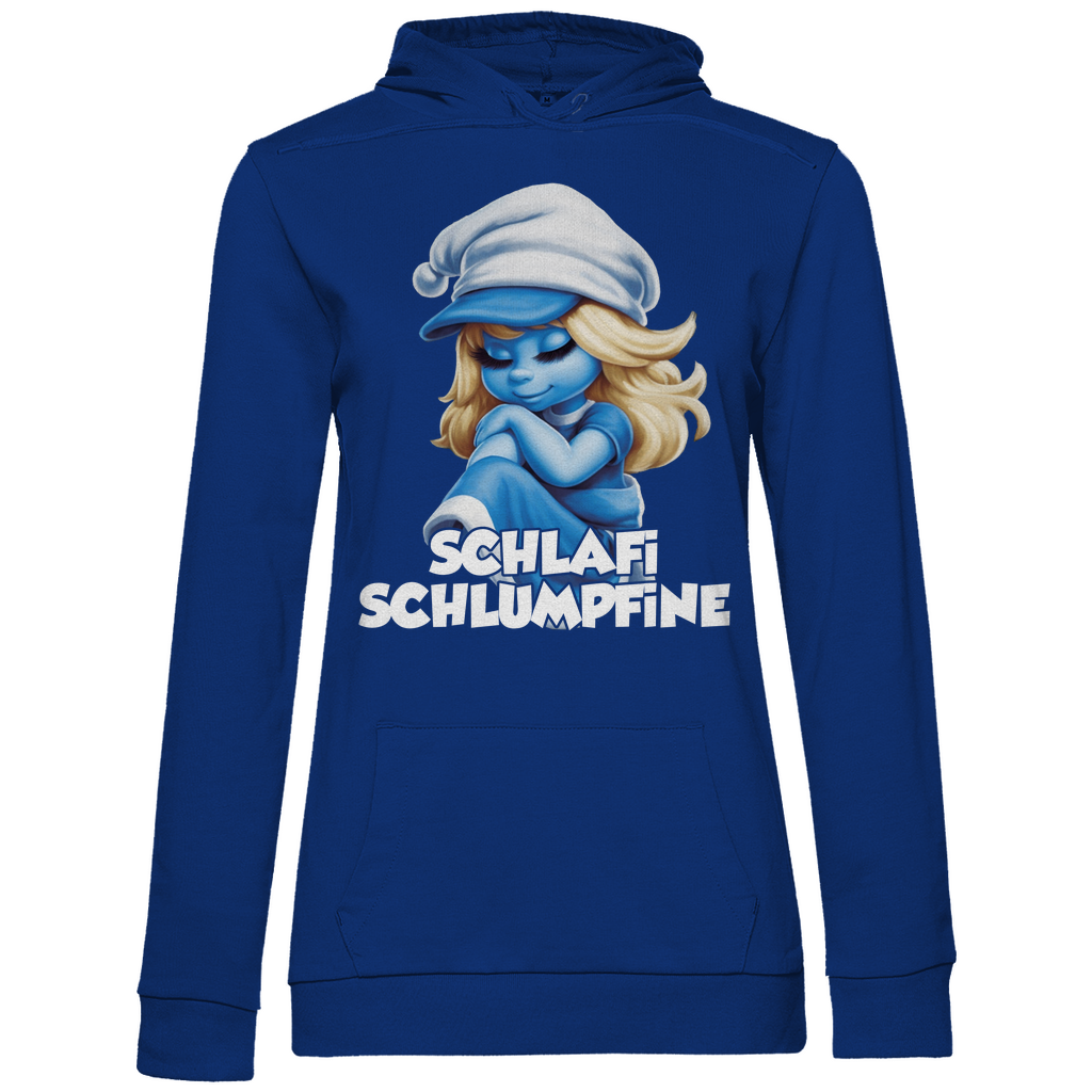 Schlafi Schlumpfine Grafik - Damen Hoodie