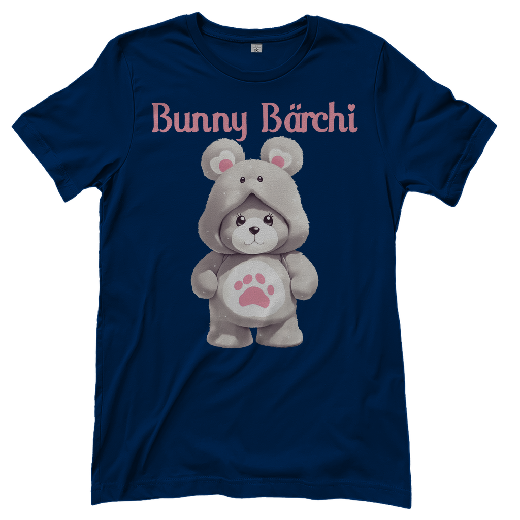 Bunny Bärchi - Glücksbärchi - Damenshirt Navy