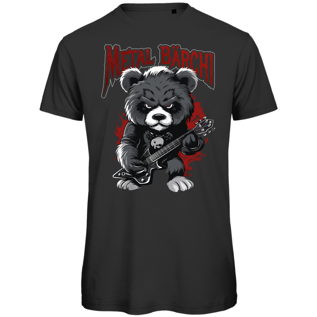 Metal Bärchi Glücksbärchi Heavy Metal - Herren Premium Bio T-Shirt