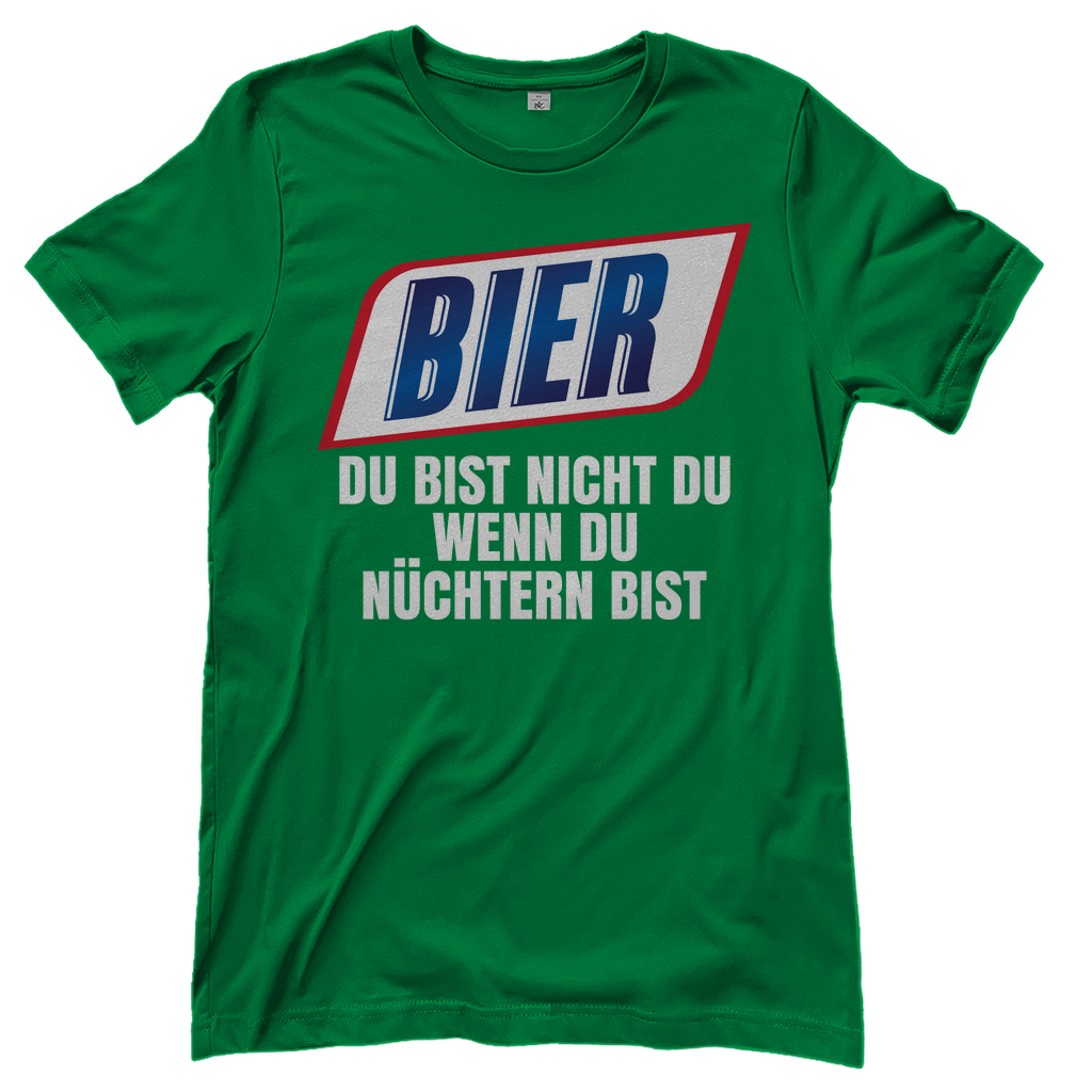 Bier du bist nicht du wenn du nüchtern bist - Damenshirt Kelly Green