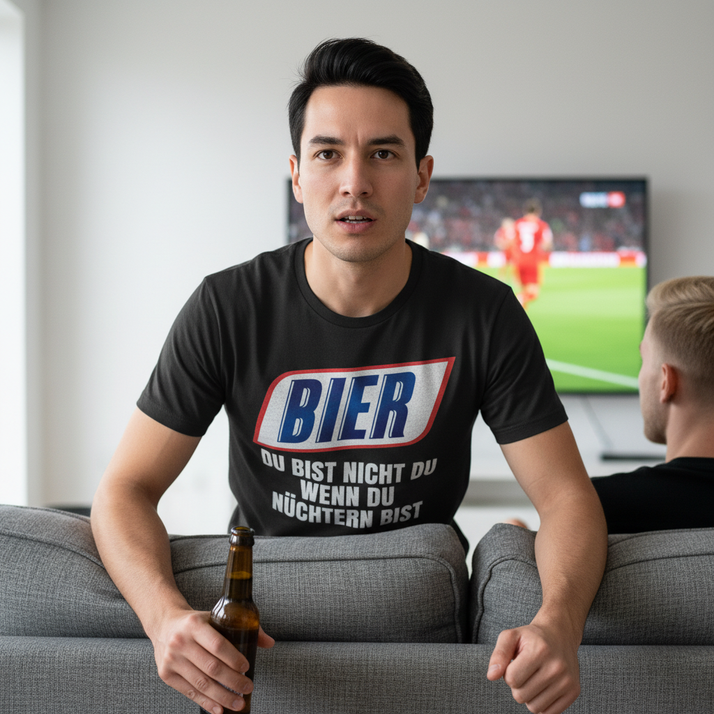Bier du bist nicht du wenn du nüchtern bist - Herren Shirt