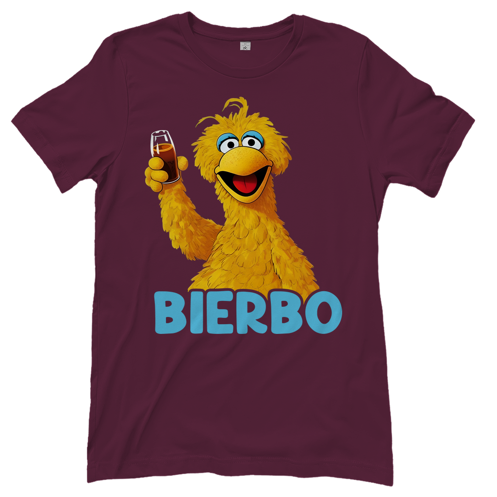 Sesamstraße - Bibo Bierbo - Damenshirt Burgundy