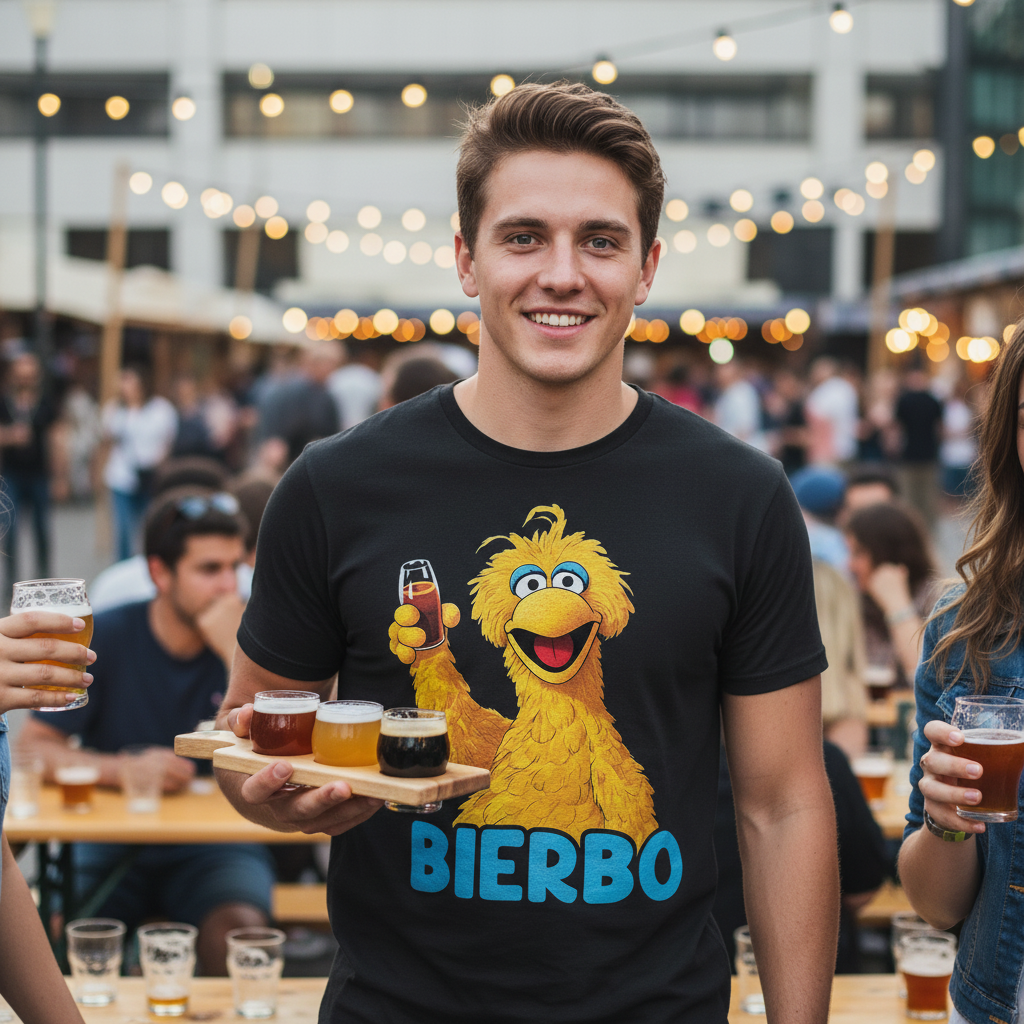 Sesamstraße - Bibo Bierbo - Herren Shirt