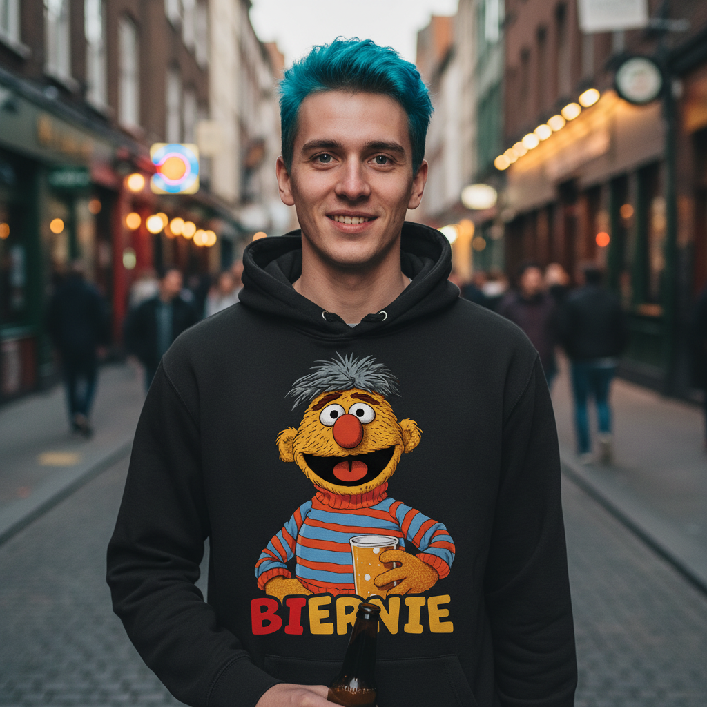 Sesamstraße - Ernie Biernie - Unisex Hoodie