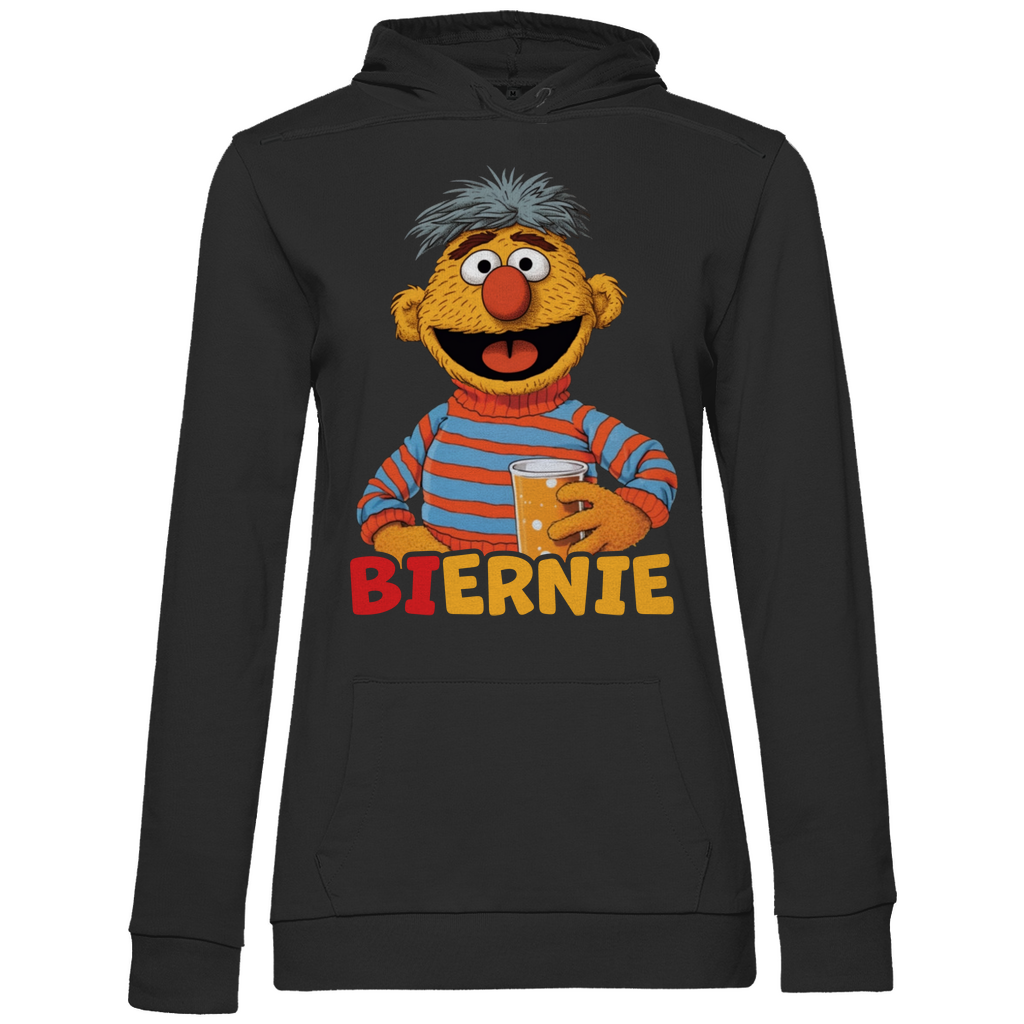 Sesamstraße - Ernie Biernie - Damen Hoodie Black