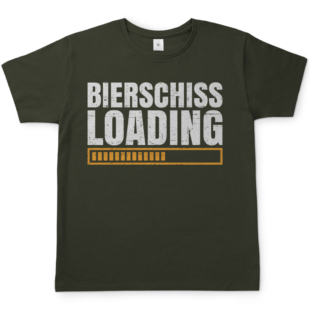 Bierschiss Loading - Herren Shirt Urban Khaki