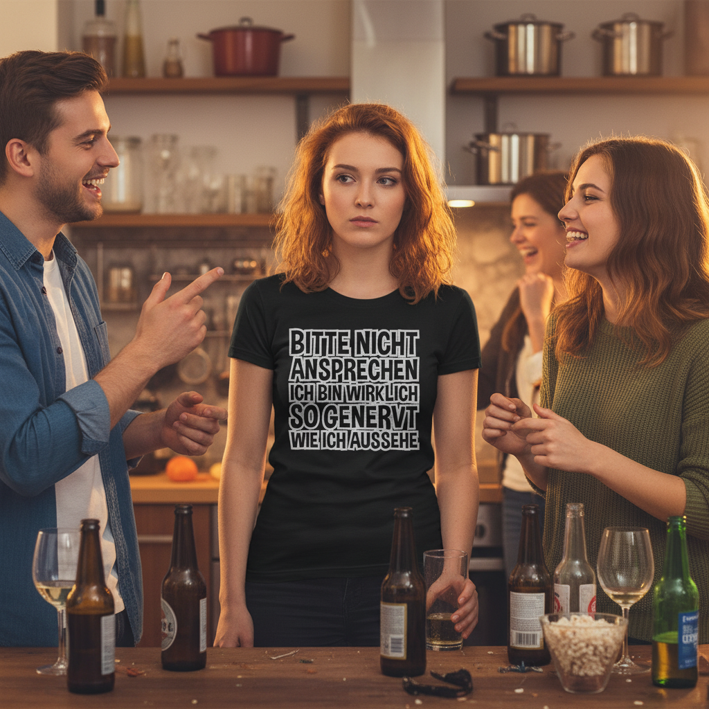 Bitte nicht ansprechen ich bin genervt - Damenshirt