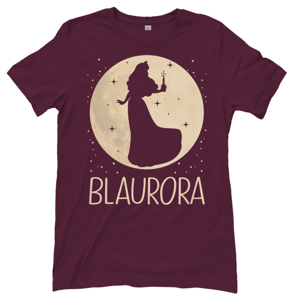 Mond Prinzessin - Blaurora - Damenshirt Burgundy