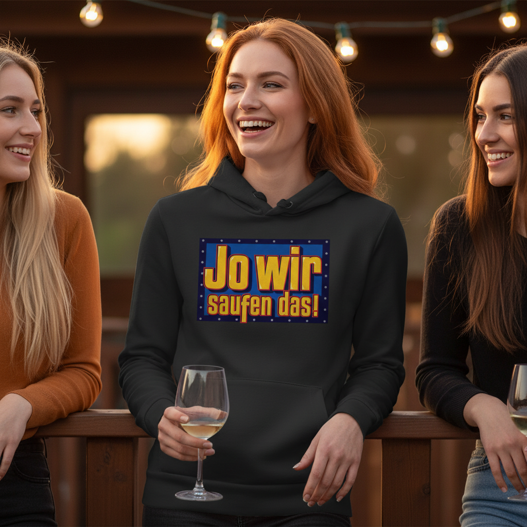 Jo wir saufen das - Bob der Baumeister - Damen Hoodie
