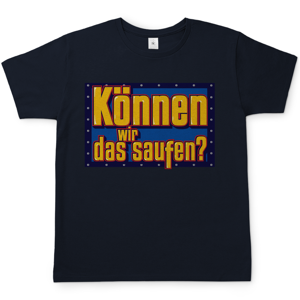 Können wir das saufen? Bob der Baumeister - Herren Shirt Navy