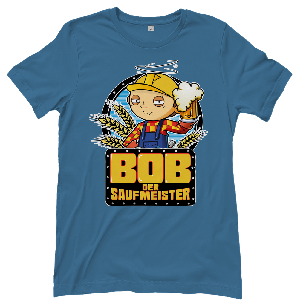 Bob der Baumeister Saufmeister - Damenshirt Stone Blue