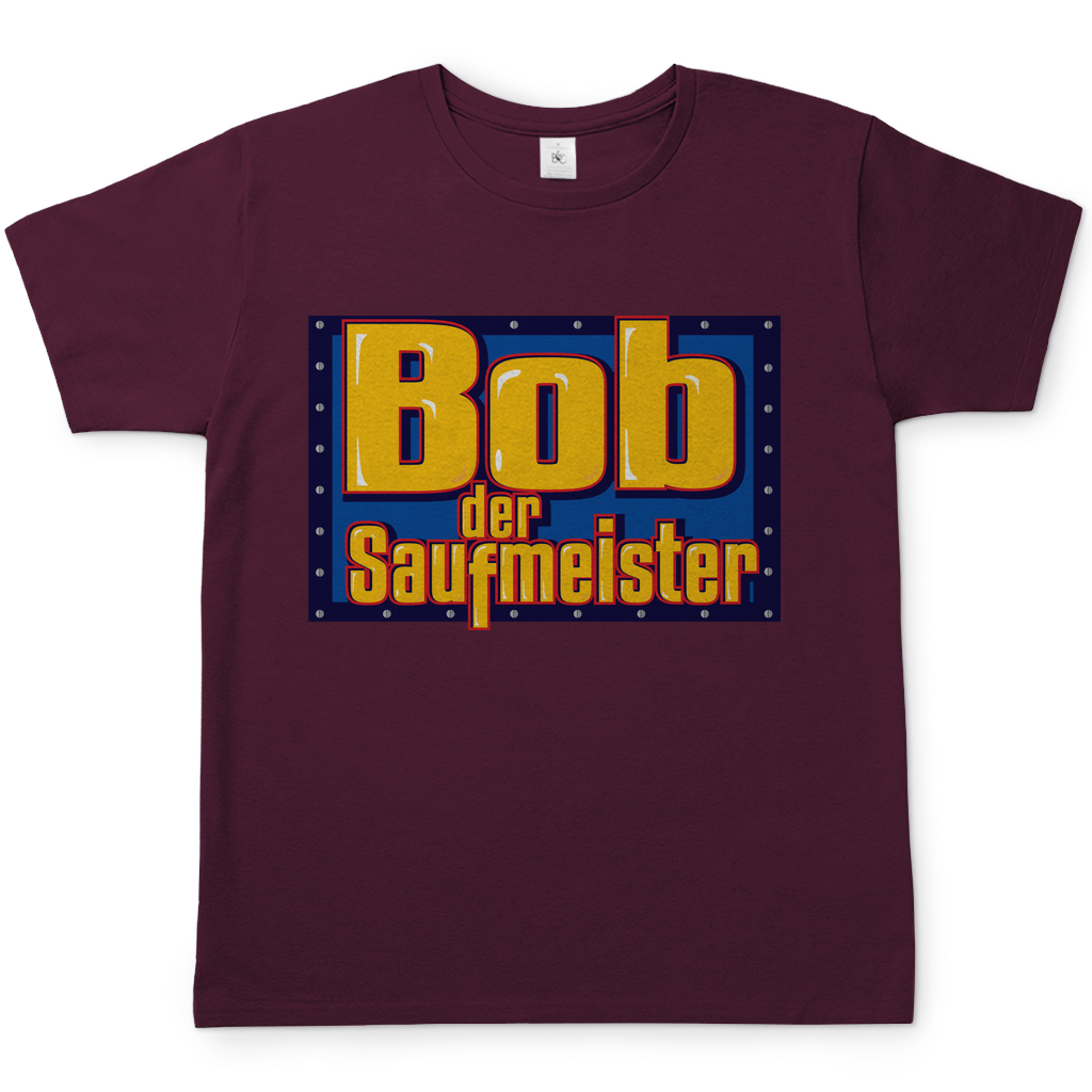 Bob der Saufmeister - Herren Shirt Burgundy