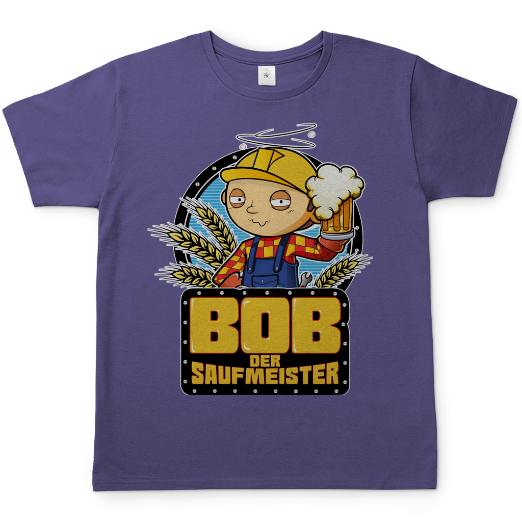 Bob der Baumeister Saufmeister - Herren Shirt Millennial Lilac