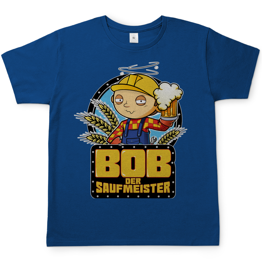Bob der Baumeister Saufmeister - Herren Shirt Royal Blue
