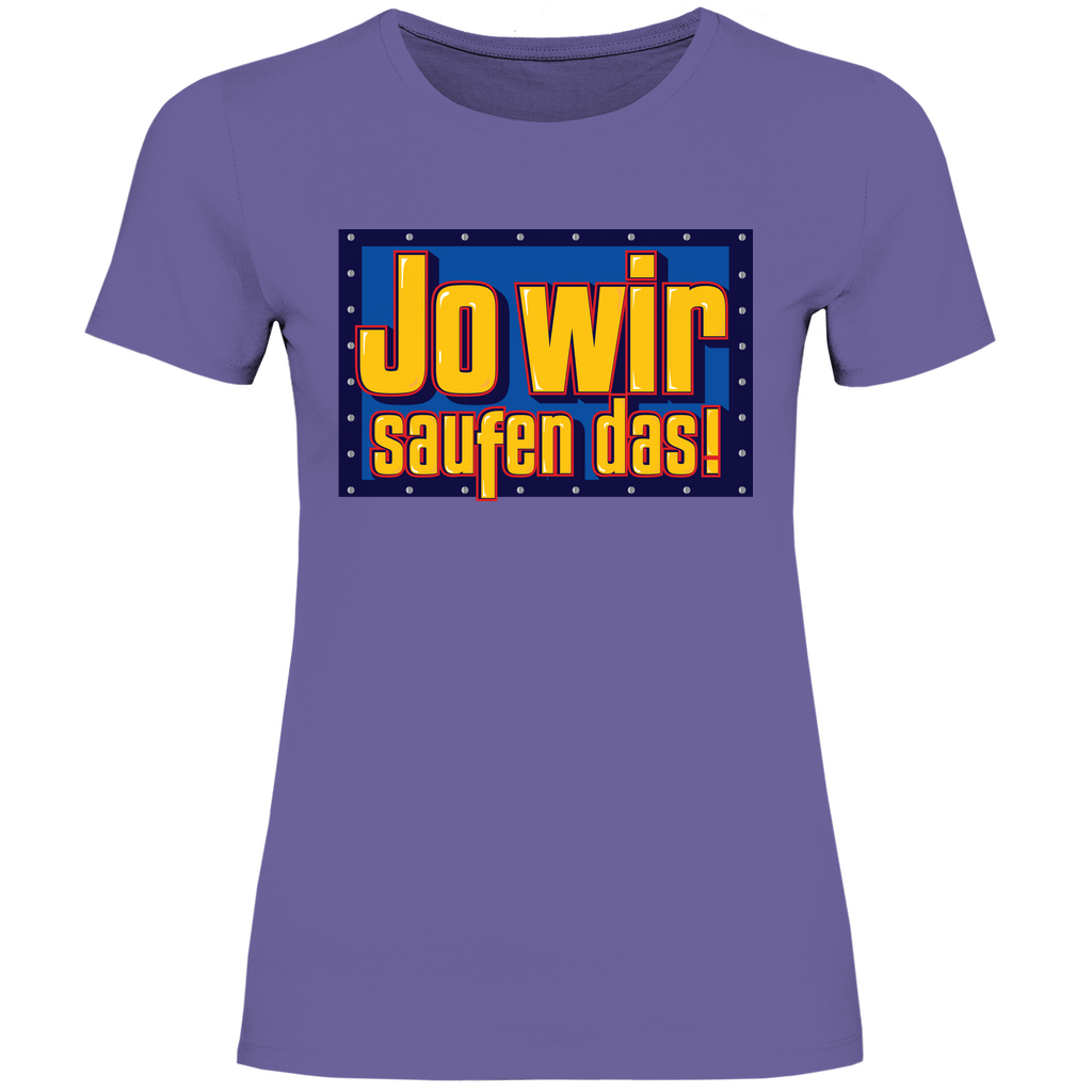 Jo wir saufen das - Bob der Baumeister - Damenshirt Millennial Lilac