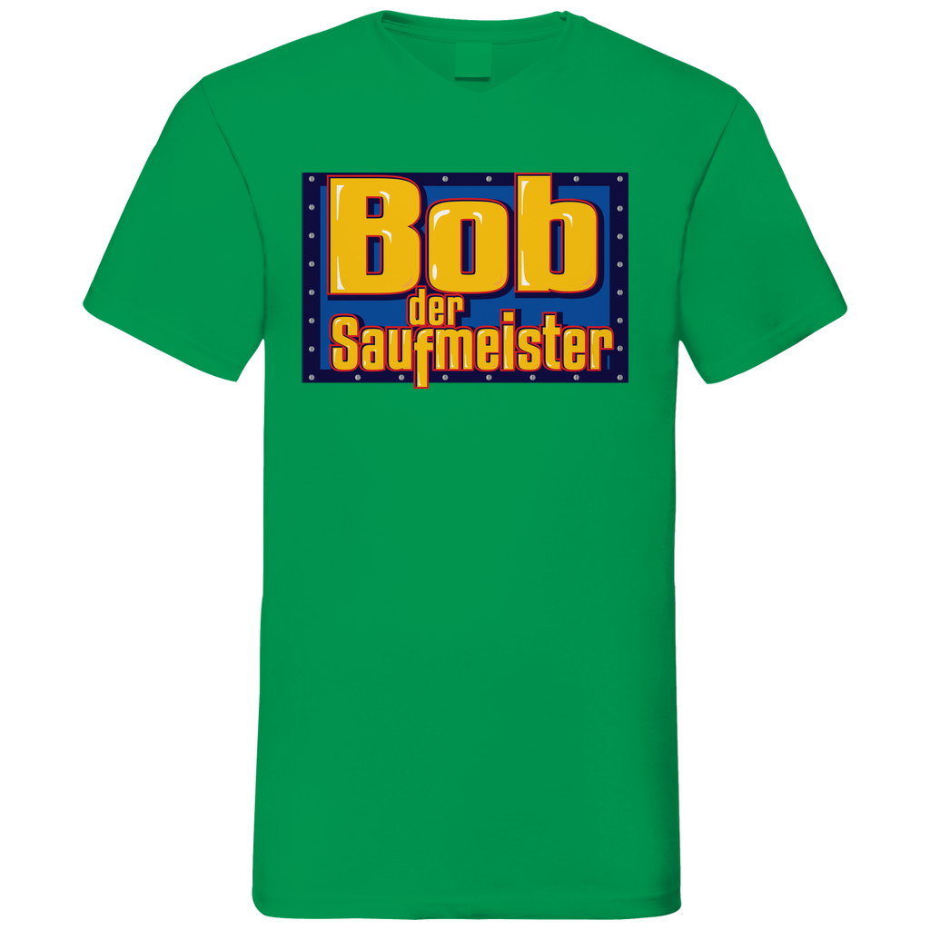 Bob der Saufmeister - Herren V-Neck Shirt Kelly Green