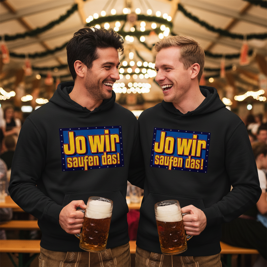 Jo wir saufen das - Bob der Baumeister - Unisex Hoodie