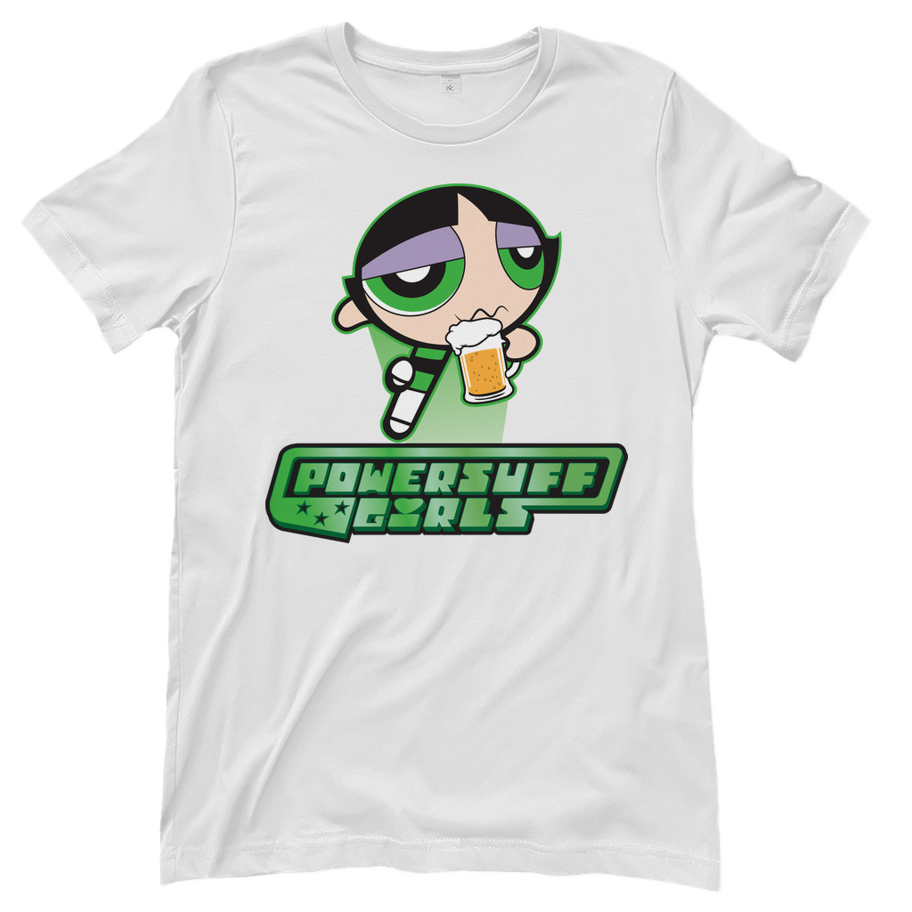 Buttercup Powersuff Powerpuff Girls - Damenshirt White