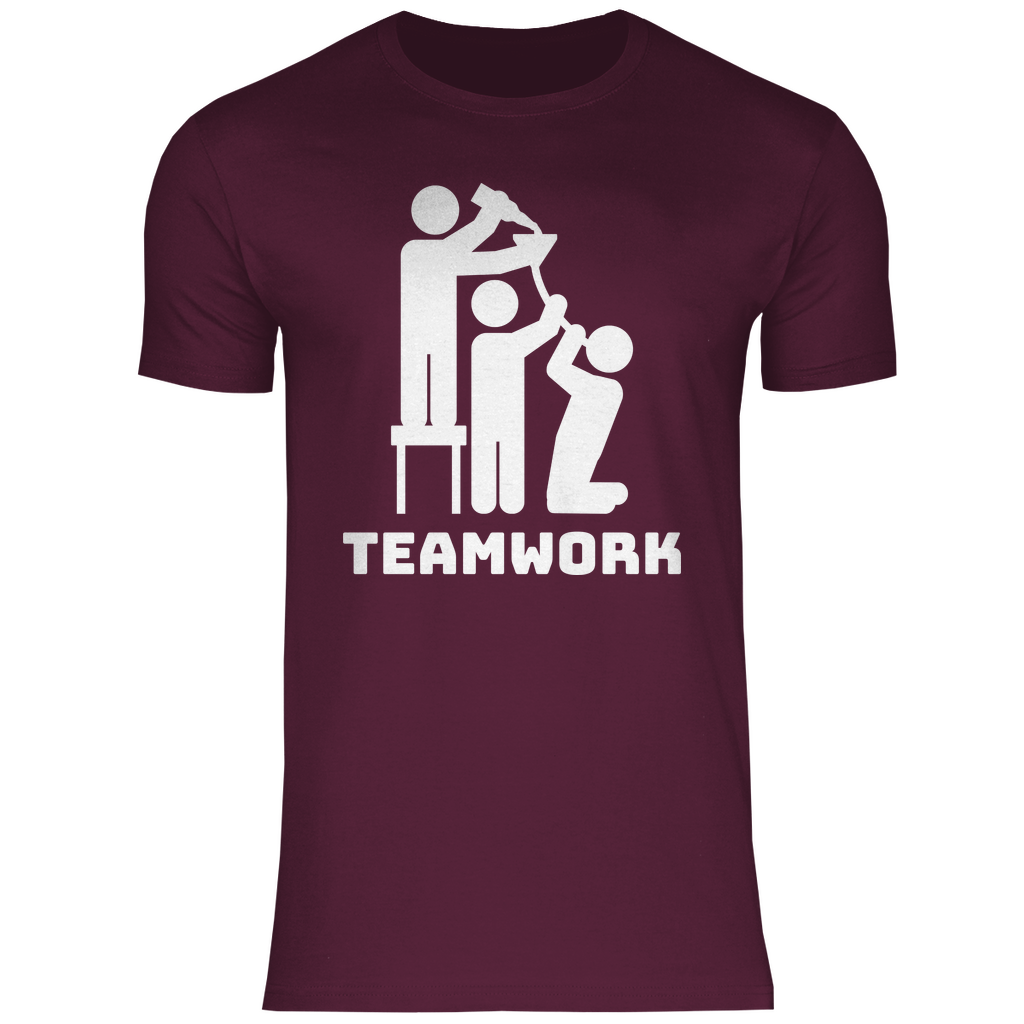 Teamwork - Herren Shirt Burgundy