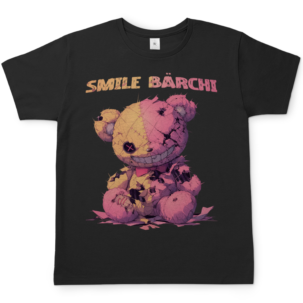 Smile Bärchi - Herren Shirt Black