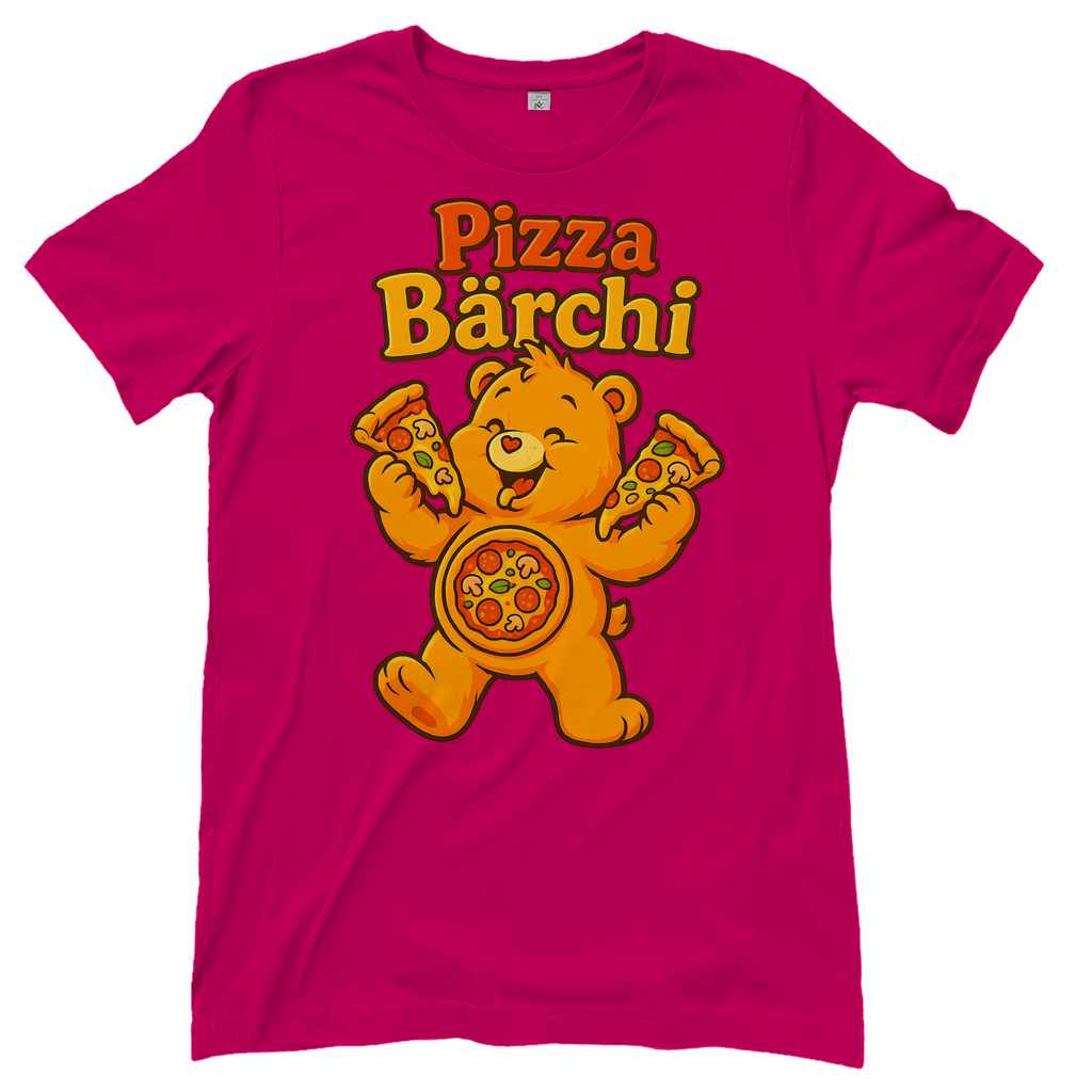 Pizza Bärchi - Glücksbärchi - Damen T-Shirt