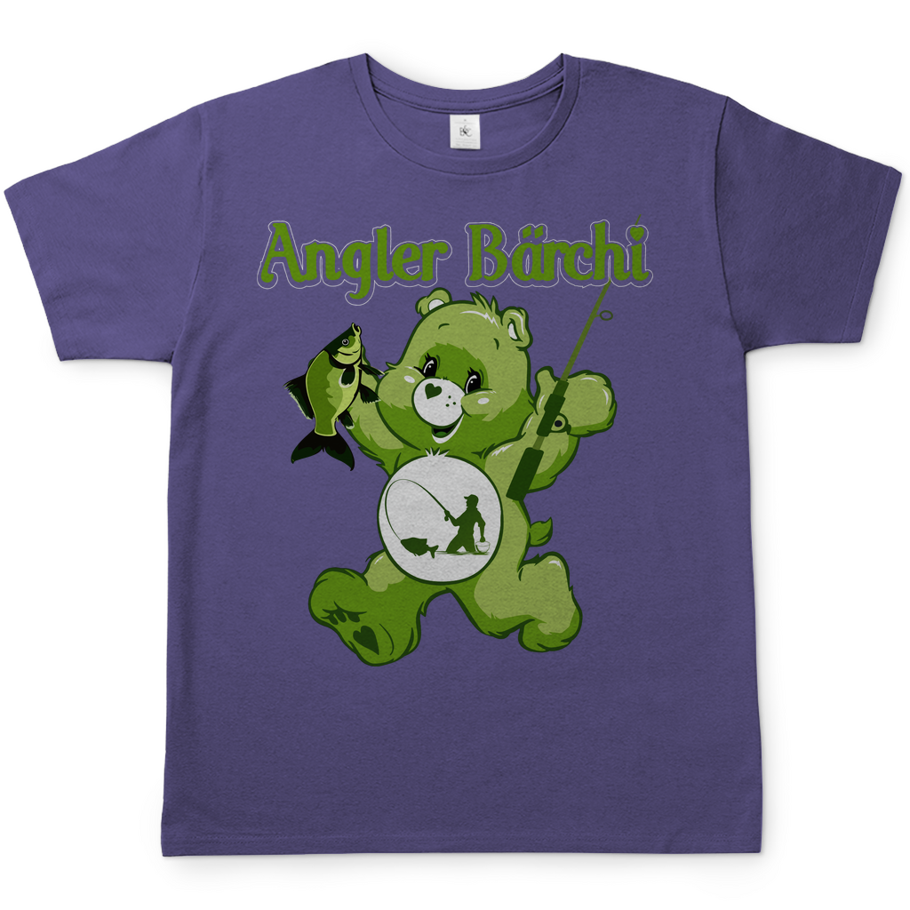 Angler Bärchi - Glücksbärchi - Herren Shirt Millennial Lilac