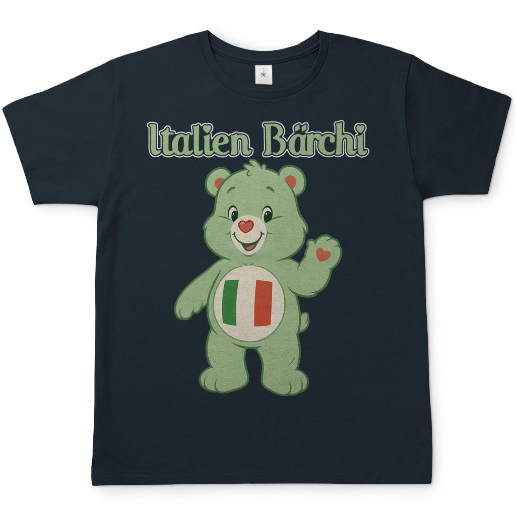 Italien Bärchi - Glücksbärchi - Herren T-Shirt Dark Grey Solid