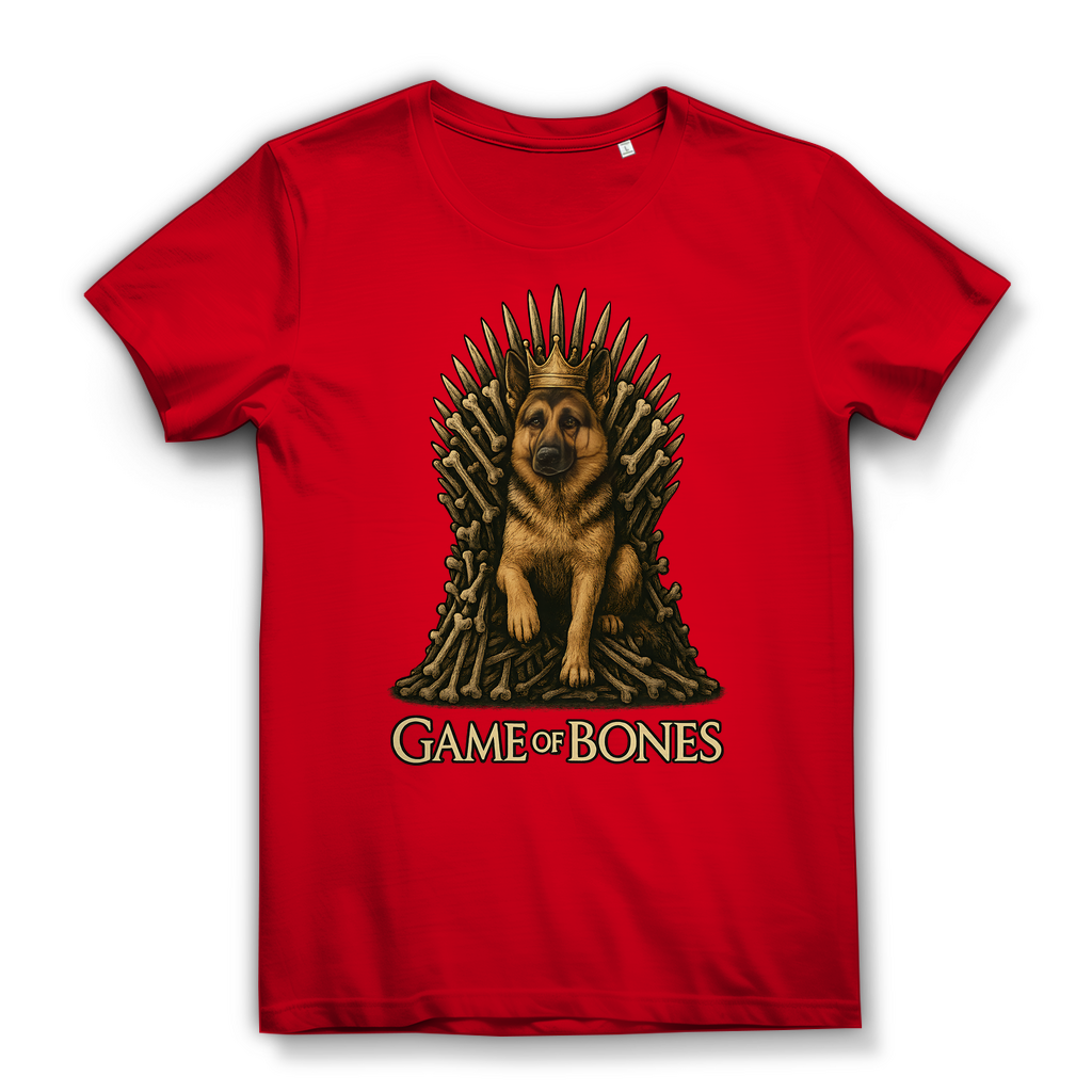 Game of Bones Schäferhund Hunde - Damen Premium Bio T-Shirt Red