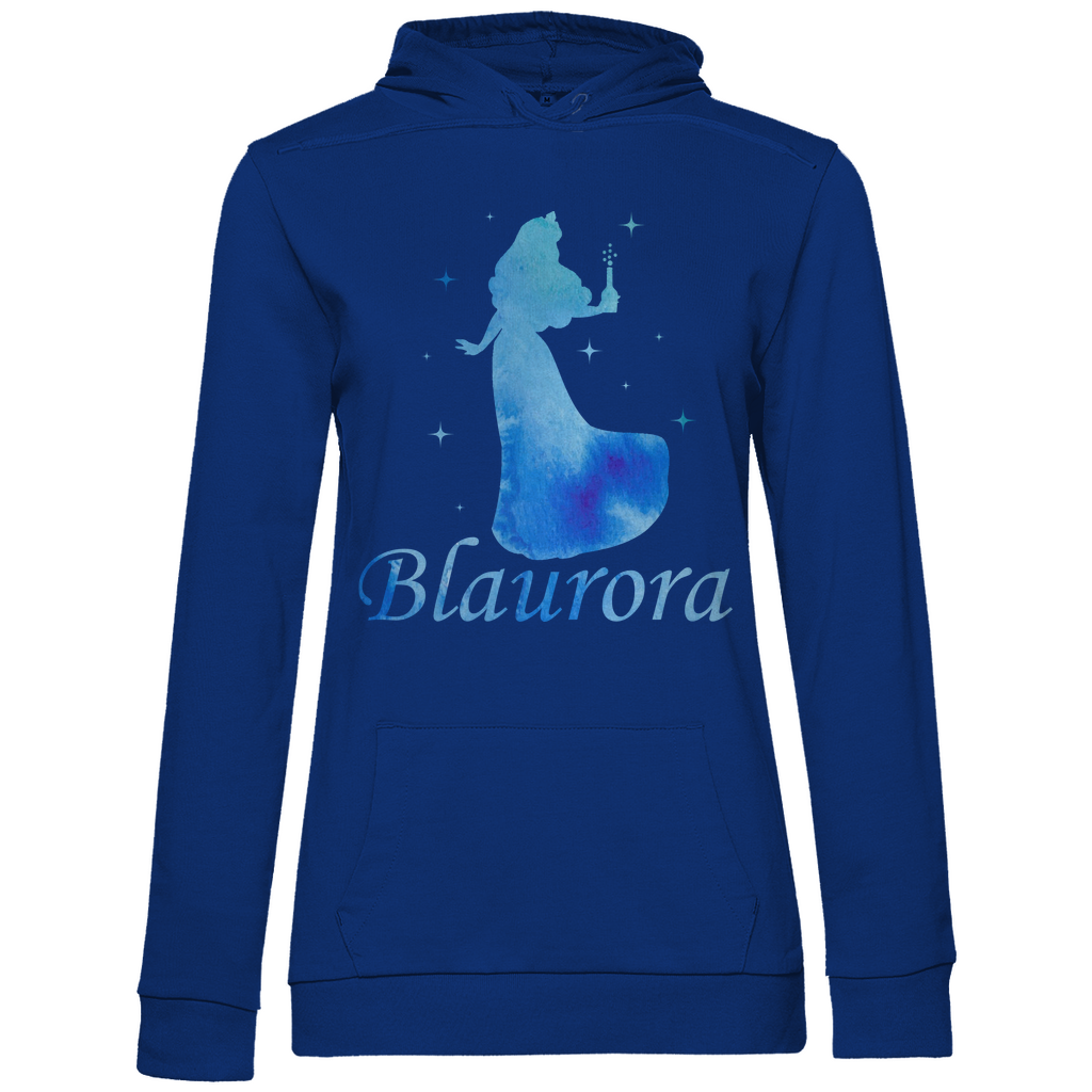 Blaurora - Prinzessin Aquarell - Damen Hoodie Royal