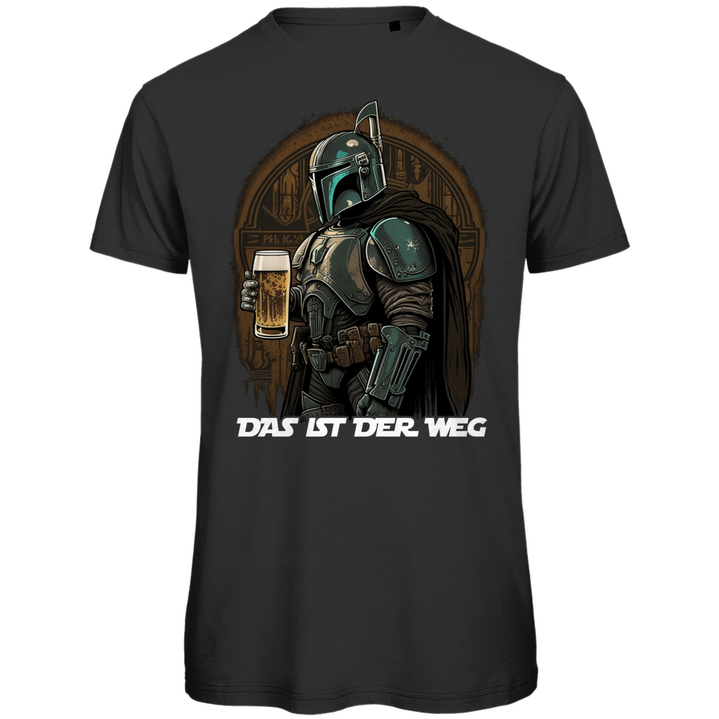 Das ist der Weg Bier Mandalorianer - Herren Premium Bio T-Shirt Black